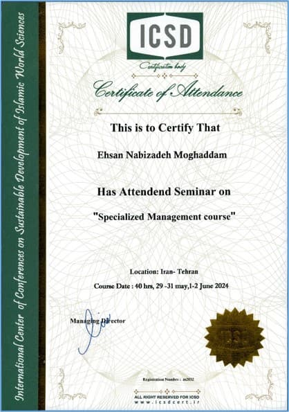 Management Training Certificate for Managers