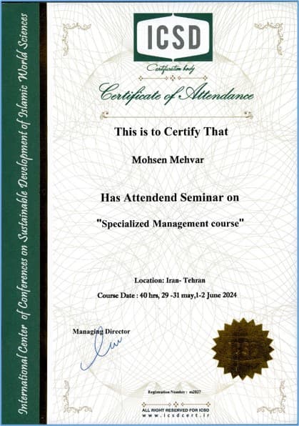 Management Training Certificate for Managers