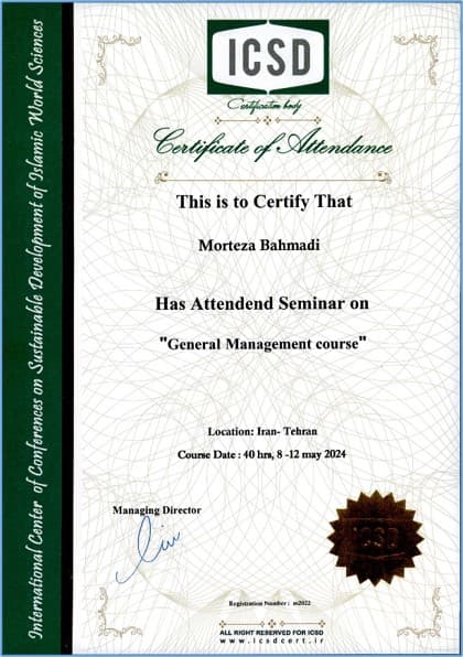 Management Training Certificate for Managers